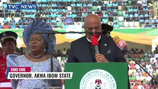 Umo Eno Sworn In As Governor Of Akwa Ibom State [upl. by Atiroc734]