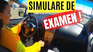 0 Puncte de penalizare la Examenul Real și 11 puncte la Simulare  Simulare examen auto categoria B [upl. by Hailed]