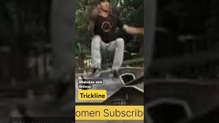 Trickline dilakukan oleh ahlinya slackline [upl. by Eetsirhc470]