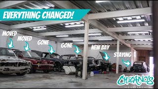 We MOVED our ENTIRE WORKSHOP  60 Cars Moved [upl. by Yokum547]