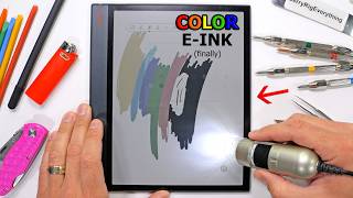 Color Eink looks CRAZY Under a Microscope [upl. by Dnalsor]