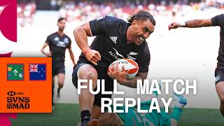 Dramatic golden point thriller  Ireland v New Zealand  HSBC SVNS Madrid  Full Match Replay [upl. by Selmore]