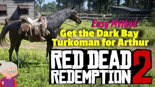 How to get the Dark Bay Turkoman in Chapter 3  Red Dead Redemption 2 [upl. by Katy]