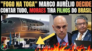 quotFOGO NA TOGAquot MARCO AURELIO MELO DEIXA ESCAPAR QUE MORAES TIROU SEUS FILHOS ÀS PRESSAS DO BRASIL [upl. by Aranahs]