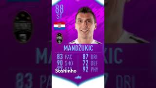 Mario Mandzukic fifa card mandzukic fifa fifamobile acmilan bayernmunich croatia [upl. by Tucky]