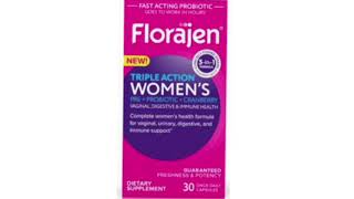 Florajen Triple Action Womens Probiotic Capsule [upl. by Ahsats]