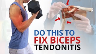 4 Unique Exercises to Fix Biceps Tendonitis Don’t Stretch [upl. by Vittorio]