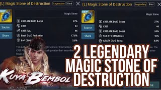 How to combine Legendary Magic Stone  Kuya Bembol vs MIR4 [upl. by Ardna]