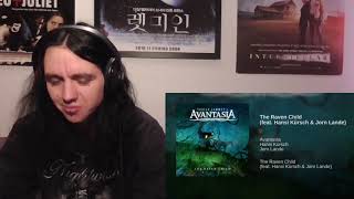 Avantasia  The Raven Child feat Hansi Kürsch amp Jorn Lande Reaction Review [upl. by Nnylarej369]