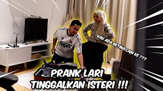 PRANK LARI RUMAH  ISTERI TUDUH ADA SCANDAL [upl. by Malory494]