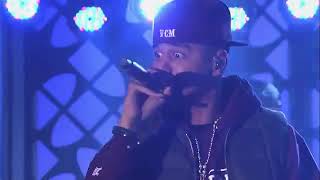 J Cole Work Out live on Jimmy Kimmel 2011 [upl. by Arratahs]