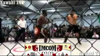 Somali UFC boxer knocks UFC fighter [upl. by Eerual]