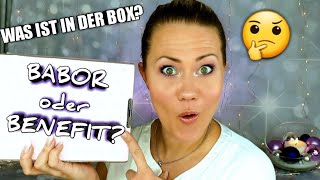 BABOR ODER BENEFIT BOX🤔 GLOSSYBOX UNBOXING💥 DEZEMBER 2018 [upl. by Beckie]