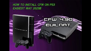 HOW TO INSTALL CFW 490 ON PS3 EASY 2023 [upl. by Nnylrahc]