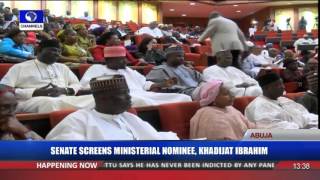 Senate Screening Senators Back Abba Ibrahims Bow amp Go Plea For Wife Khadijat Pt 2 [upl. by Dnumyar792]