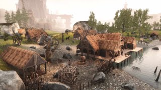 Conan Exiles  quotViking Settlementquot mostly Aesir fully decorated Xbox no mods [upl. by Namreh]