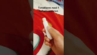 Tırnaklar için en iyi yöntem bepanthol derma lipstickini sürmek  dudak yerine tırnaklara [upl. by Noynek]