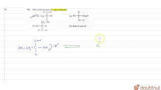 What is the structure of Lglyceraldehyde [upl. by Ytsim399]