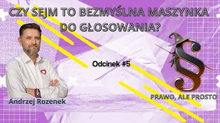 Czy Sejm to bezmyślna maszynka do głosowania [upl. by Elston]