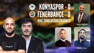 Konyaspor 00 Fenerbagçe Maç Sonu Değerlendirmesi [upl. by Neelhtak619]