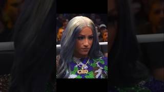 We all know she meant THAT person💚 sashabanks sashabankwwe mercedesmone sashabankswwe [upl. by Ocir]