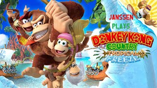 Donkey Kong Country Tropical Freeze Part 4 Sea Breeze Cove 3B 3K 3BOSS 4BOSS [upl. by Yle306]