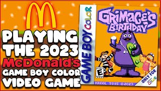 The 2023 McDonald’s Game Boy Color Game [upl. by Dnumsed]