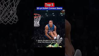 Top 5 DUNK Contest Slams DunkContest SlamDunkHighlights BasketballShorts [upl. by Landis875]