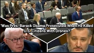 Pres Obama Prosecuted When He Killed US Citizens With Drones Ted Cruz [upl. by Alra]