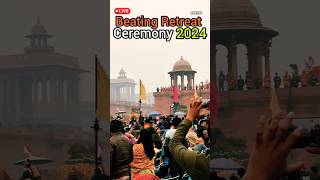 🇮🇳 Beating Retreat Ceremony 2024 Vijay chowk 🇮🇳 shortvideo ytshorts india pmmodi indainarmy [upl. by Clarie]