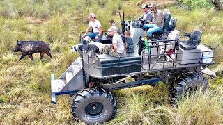 Catching WILD HOGS with DOGS off a GIANT SWAMP BUGGY Catch amp Cook Bluegabe Style [upl. by Ladiv]