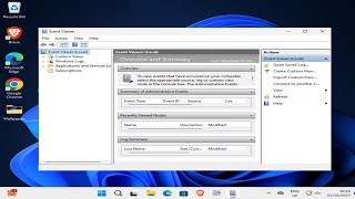 How To Clear Event Logs in Windows 11 [upl. by Nuawed]