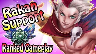 Neues Metier  Supporter erweitern  RAKAN SUPPORT Ranked Gameplay [upl. by Onitsoga628]