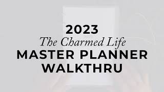 2023 Master Planner Walkthru [upl. by Ynneb]