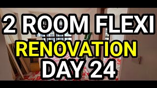 Day 24 Renovation Tour  2 Room Flexi BTO [upl. by Adym]