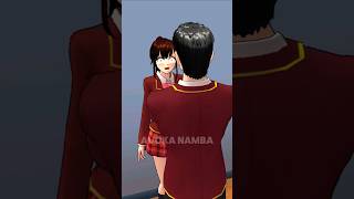 first kiss😝sakuraschoolsimulator sakura shorts [upl. by Dahsra]