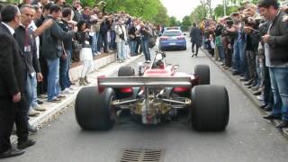 Ferrari 312 T4 di Gilles Villeneuve guidata oggi da Renè Arnoux [upl. by Wilser]