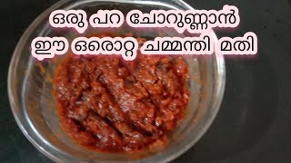 ചൂട് ചോറിന് കൂടെ കഴിക്കാൻ പറ്റിയ അടിപൊളി ചമ്മന്തി  Mulaku podi chammanthi  Mulaku chammanthi [upl. by Lemor]