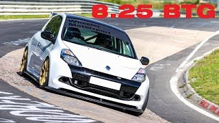 825 BTG in traffic Clio RS 200 Meglio turbo nurburgring nordschleife [upl. by Lenna]