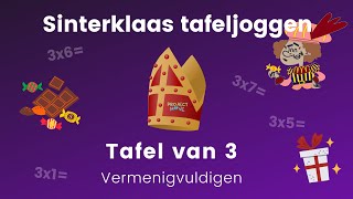 Project Move  Sinterklaas tafeljoggen  tafel van 3  vermenigvuldigen [upl. by Alban]