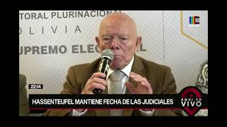 Hassenteufel mantiene fecha de las judiciales [upl. by Tena608]