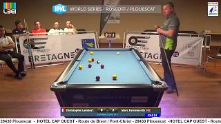 1718 finale GLOBALE tournoi IPA WORLD SERIES PLOUESCAT Lambert vs Farnsworth [upl. by Nirehtak]