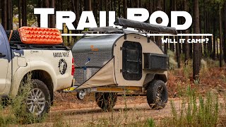 Camping with the TrailPod Camping Trailer  Will it camp [upl. by Aidnis10]