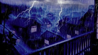 Rain Sounds For Sleeping  99 Instantly Fall Asleep With Rain And Thunder Sound At Night [upl. by Soane170]