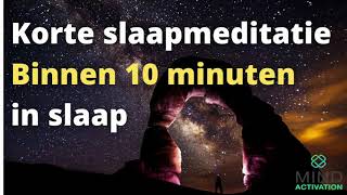 Korte meditatie voor het slapen gaan 10 minuten Geleide slaapmeditatie voor gedachte los te laten [upl. by Lemieux]