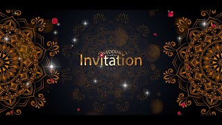 Wedding Invitation Without Text Free Download  Link in descriptionKM Creative Works [upl. by Iral926]