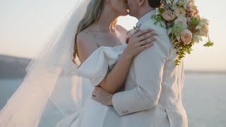 Santorini Intimate Wedding Trailer  Canaves Epitome Oia  Sophia amp Elliot Shot on DJI Ronin 4D [upl. by Anirak589]