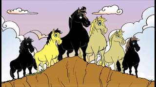 Corcel El Caballo Negro I Cuentos y Canciones Infantiles en Español [upl. by Narud]