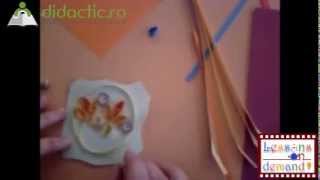 Tutorial  Realizarea felicitarilor din hartie [upl. by Laughlin]