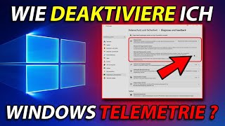 Windows 11 Telemetrie STOPPEN 🚫 Deine Privatsphäre schützen [upl. by Henricks]